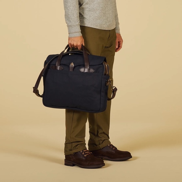 Filson Bags Filson Rugged Twill Original Briefcase Black Poshmark